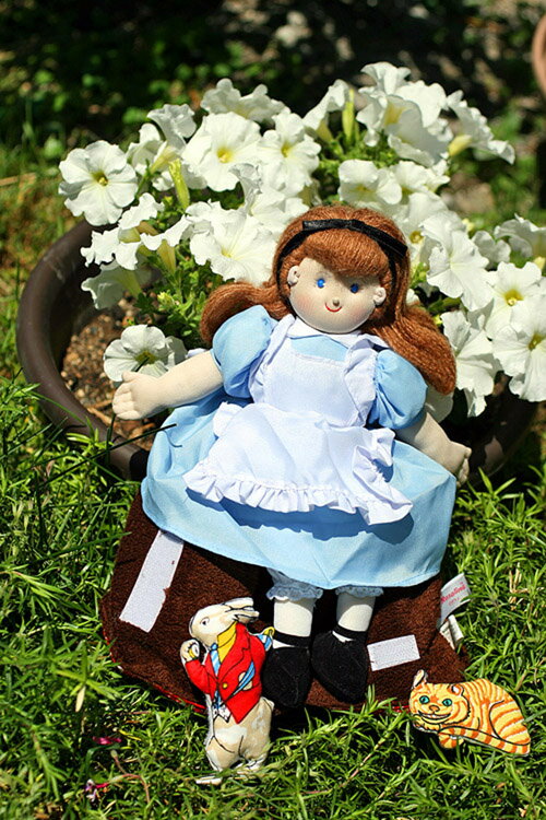 布おもちゃ布人形変身布人形フリップオーバードールアリス童話の世界幼児教育選んで!!無料ギフトラッピング