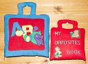布絵本英語教育プレイ&ラーンENGLISHシリーズMY ABC BAG&MY OPPOSITES BOOK英語刺しゅう版ギフトセット幼児教育【知能開発レッスンブ...