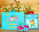 布絵本MY QUIET BOOK 上級版サッカーベアくん&MY ABC ANIMAL TRAIN ブルー&おまけ付きルームシューズファンタイム・プレイ&ラーンギフトセット幼児教育英語教育選んで!!無料ギフトラッピング