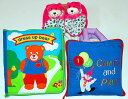 Happy Springスペシャルセール布絵本dress up bear book&ピエロのかずあそびCount and Play&おまけ付きラトル入りルームシ...