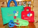 布絵本MY QUIET BOOKバルーン&My ANIMAL ABC bag &おまけ付きバックパックスマートプレイ&ラーンギフトセット【知能開発レッスンブック...