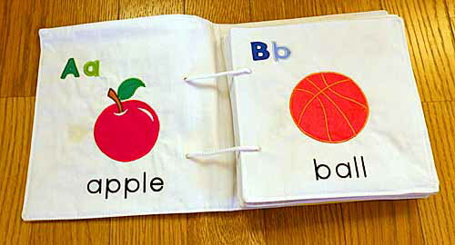布絵本英語"My ABC" book英語刺しゅう版英語教育Enjoy English!!シリーズ【知能開発レッスンブック】幼児教育選んで!!無料ギフトラッピング