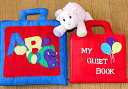【知能開発レッスンブック】布絵本【お誕生日】出産お祝いABC bagMY QUIET BOOK バルーンおまけ付きふわふわぬいぐるみファンタイムギフトセット知育...