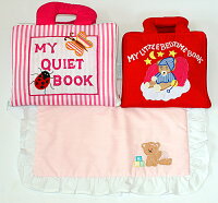 布絵本MYQUIETBOOKENGLISHVERSIONピンクストライプ&MYLITTLEBEDTIMEBOOK&おまけ付きピローケースキュートレッスンギフトセット幼児教育選んで!!無料ギフトラッピングのポイント対象リンク