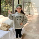 【送料無料】 パーカー 女の子 子供服 キッズ 子ども服 プルオーバー 長袖 トップス フード付き トレーナー 秋冬 レター プリント ガールス レディース 男...