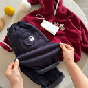 【送料無料】 ズボン パンツ 子供服 キッズ 子ども キッズズボン 男の子 女の子 冬服 カジュアル 弾性 パンツトレンド ネイビー 90cm 110cm