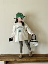 【送料無料】 子供服 キッズ Tシャツ トレーナー シャツ 2点セット 長袖シャツ レギンス スパッツセット スウェットシャツ 女の子 ボトムス 上下セット 韓国風 ゆったり カジュアル 綿 クマ 韓国スタイル カジュアル おしゃれ 100 110 120 130