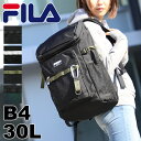 フィラ リュック フィラ 黒 リュック FILA 女子 ユニバース リュック リュックサック バックパック デイパック 30L B4 A4 メンズ レディース 男女兼用 ジュニア 学生 高校生 中学生 タウン 通勤 通学 スポーツ 部活 旅行 撥水 PC収納 軽量 おしゃれ カジュアル ブランド 人気 7764