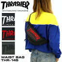 スラッシャー ボディバッグ メンズ ブランド THRASHER THR-145 ワンショルダーバッグ 斜め掛けバッグ ウエストバッグ 2WAY 軽量 スポーツ 旅行 フェス アウトドア レジャー レディース 正規品 人気 カジュアル オシャレ 人気 鞄 カバン かばん バッグ