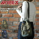 アビレックス バッグ トップガン2 ミニ ボンサック メンズ 小さめ 2WAY ショルダーバッグ アヴィレックス AVIREX ブランド 限定モデル レディース...