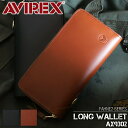 アビレックス 財布 ラウンドファスナー長財布 メンズ 本革 アヴィレックス AVIREX 小銭入れあり ロングウォレット 革 レザー 男女兼用 ユニセックス ブランド かっこいい AX9302 ファーネ2 FAHNE2 ミリタリー 人気 20代 30代 40代 50代 60代(4)