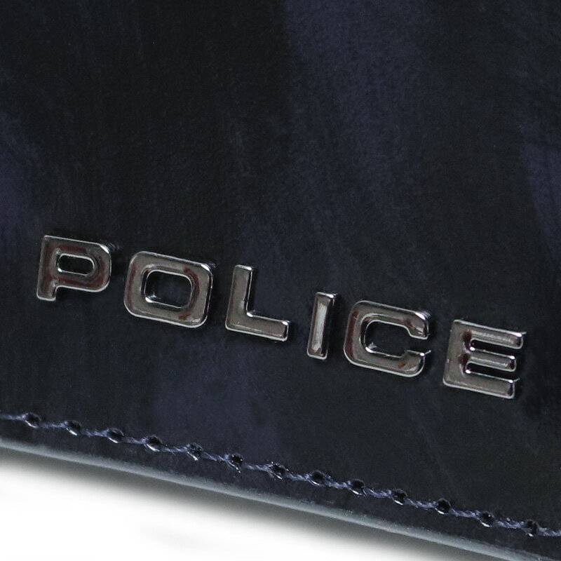 ポリス 財布 二つ折り メンズ ブランド 本革 二つ折り財布 POLICE SPAZZOLA スパッツォラ PA-70501 札入れ ハーフウォレット 折財布 牛革 革 レザー ムラ染め カジュアル 人気 オシャレ さいふ サイフ 革小物 ウォレット