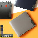 イズイット 財布 二つ折り メンズ ブランド 本革 二つ折り財布 IS/IT PARKER小物 パーカー小物 990602 小銭入れなし 純札 札入れ ハーフウォレット 折財布 薄マチ 牛革 革 レザー オシャレ カジュアル 正規品 正規販売店 人気 さいふ サイフ ウォレット 革小物