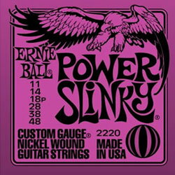 ERNIE BALL #2220 Power Slinky エレキギター弦【送料無料】【定形外郵便発送】