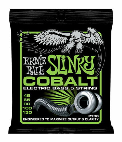 ERNIE BALL #2736 Cobalt Slinky Bass 5-Stringsコバルト・ベース弦5弦用【送料無料】【定形外郵便発送】