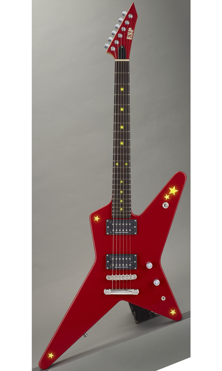 ESP~ohI Collaboration Series Kasumi Toyama Signature Model ESP RANDOM STAR Kasumi-LED- (Kasumi Red)y󒍐Yfz