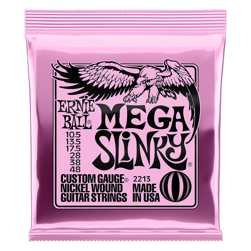 ERNIE BALL #2213 MEGA Slinky エレキギター弦【送料無料】【定形外郵便発送】