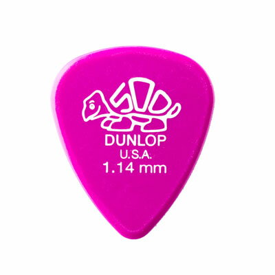 Dunlop Delrin500 1.14mm ピック12枚セット【送料無料】【定形外郵便発送】