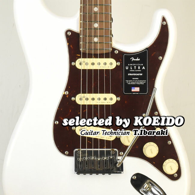 yNewzFender American Ultra Strato RW Arctic Pearl(selected by KOEIDO)XIIɋvXʊĩEgItF_[@h