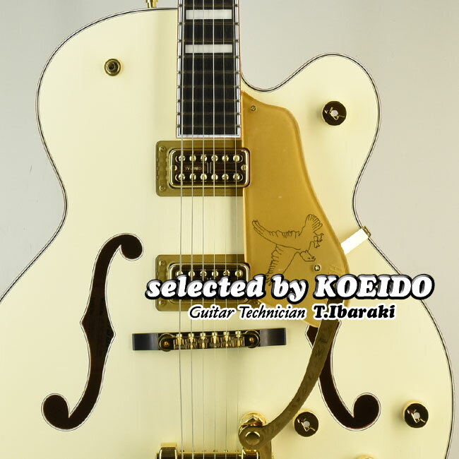 Gretsch G6136T-MGC Michael Guy Chislett Signature Falcon with Bigsby(selected by KOEIDO)店長厳選、命を持つ別格のホワイトファルコン！