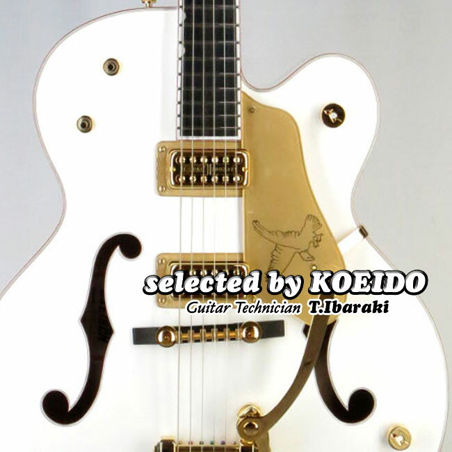 Gretsch G6136T-59 Vintage Select Edition 59 Falcon Hollow Body w/Bigsby Vintage White(selected by KOEIDO)店長厳選、実に久々のホワイトファルコン！別格の生きたサウンド