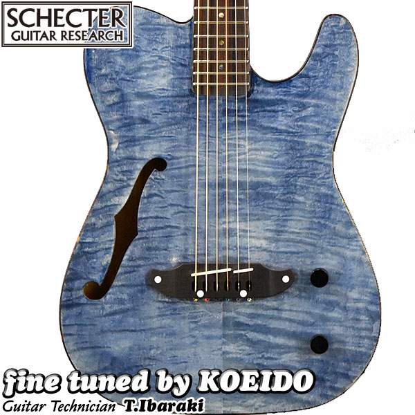 SCHECTER OL-FL-FM-P SSTB シェクター エレアコ【スペア弦付き】【送料無料】