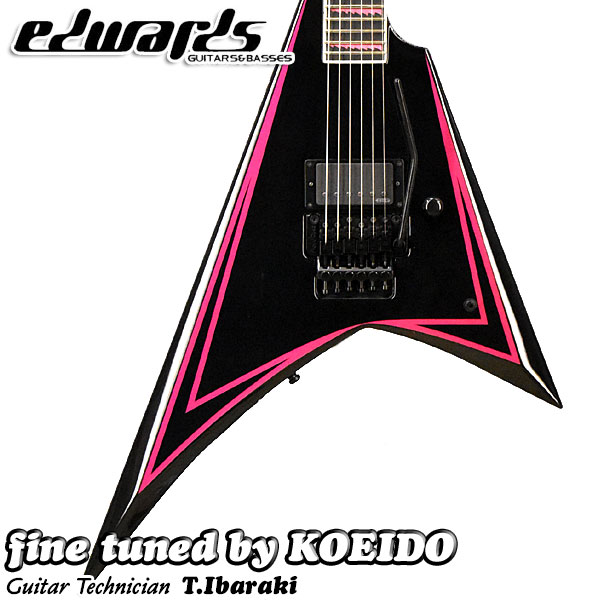 EDWARDS E-ALEXI PINK SAWTOOTH  エレキギター