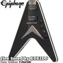 Epiphone Dave Mustaine Flying V Custom Black Metallic エピフォン フライングV デイヴムスティン メガデス 限定特価　春のバーゲン