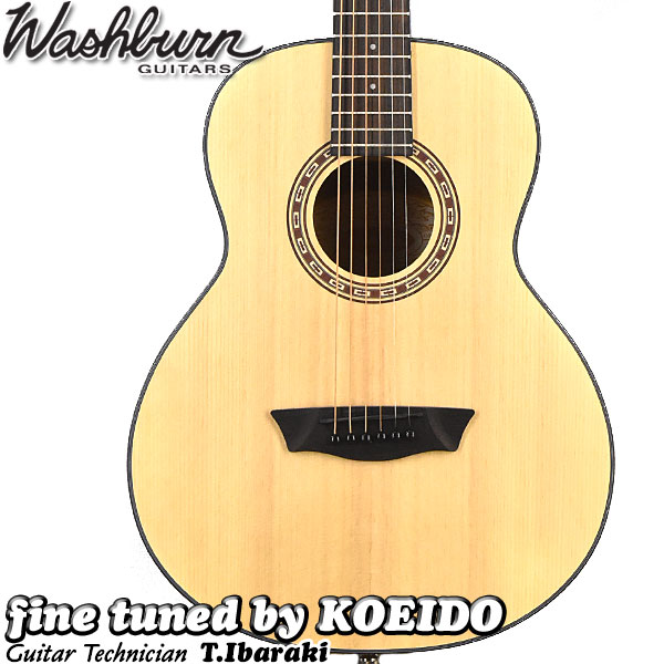 Washburn ミニアコースティックギター G-MINI 5 Natural【クリップチューナー、ストラップサービス中！】 【送料無料…