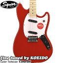 Squier Sonic Mustang MN WPG Torino Red エレキギター ムスタング【ストラップサービス中 】【送料無料】スクワイヤー 初心者 入門用