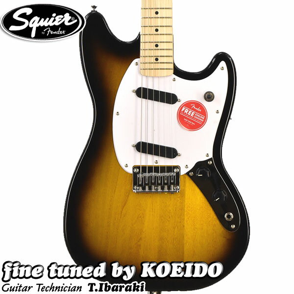 Squier Sonic Mustang MN WPG 2TS エレキギター ムスタング【ストラップサービス中 】【送料無料】スクワイヤー 初心者 入門用