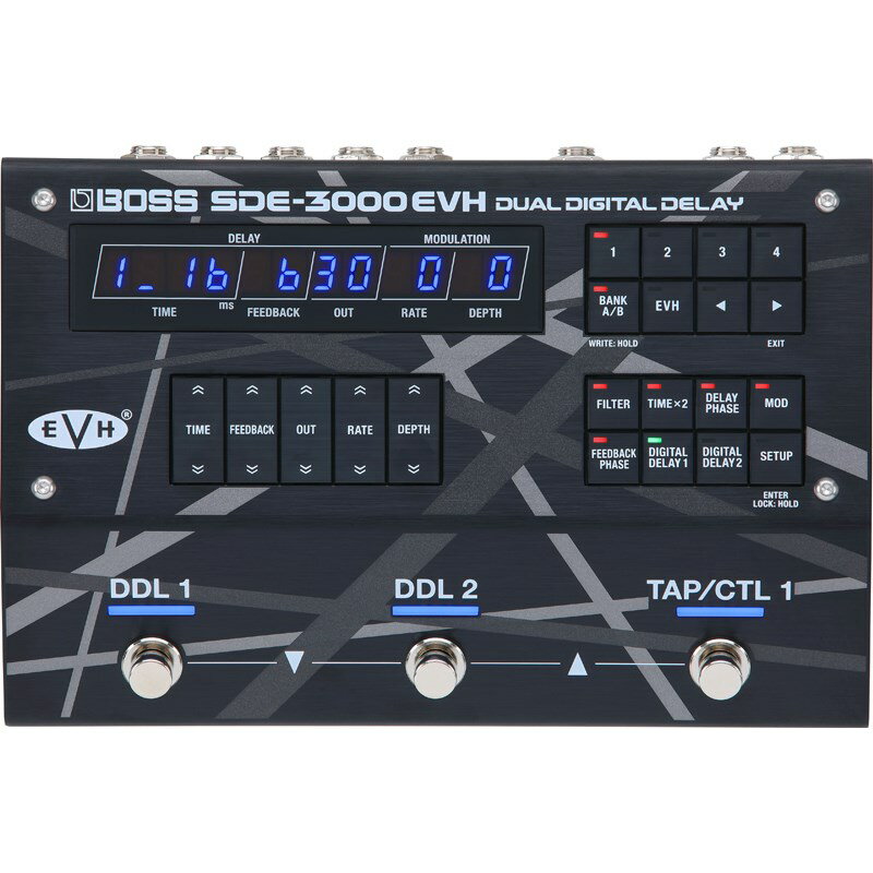 BOSS SDE-3000EVH [Dual Digital Delay]【送料無料】ボス　デュアル・デジタル・ディレイ　エフェクター　ヴァンヘイレン