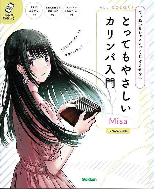 ていねいなレッスンでくじけさせない!とってもやさしいカリンバ入門(音楽書)【送料無料】【ネコポス発..