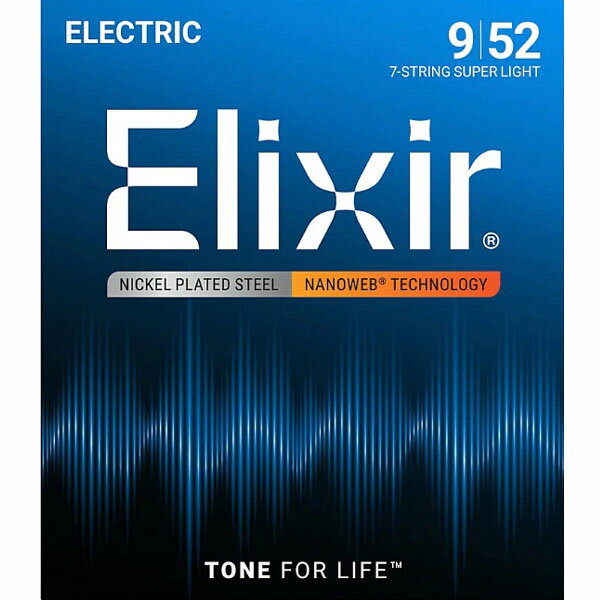 Elixir エリクサー・エレキ7弦スーパーライト #12007【送料無料】【定形外郵便発送】