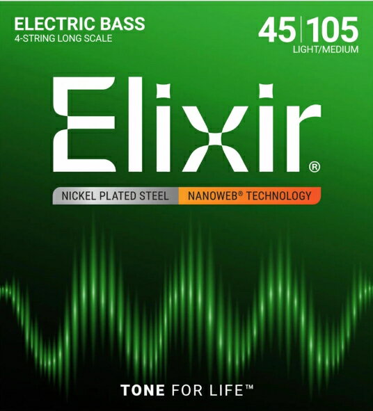 Elixir Bass Strings Light/Medium #14077【送料無料】【定形外郵 ...