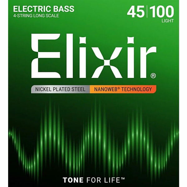 0.45 - 1.00 - Elixir Bass Strings Light #14052【送料無料】【定形外郵便発送】