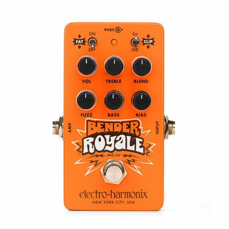 Rakuten - Electro-Harmonix Bender Royale Orange限定カラー【送料無料】ファズ　歪み　エフェクター