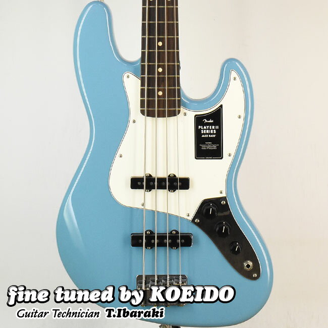 ��New��Fender MEXICO Player II Jazz Bass RW Aquatone Blue(Fine tuned by KOEIDO)�ڥե�...