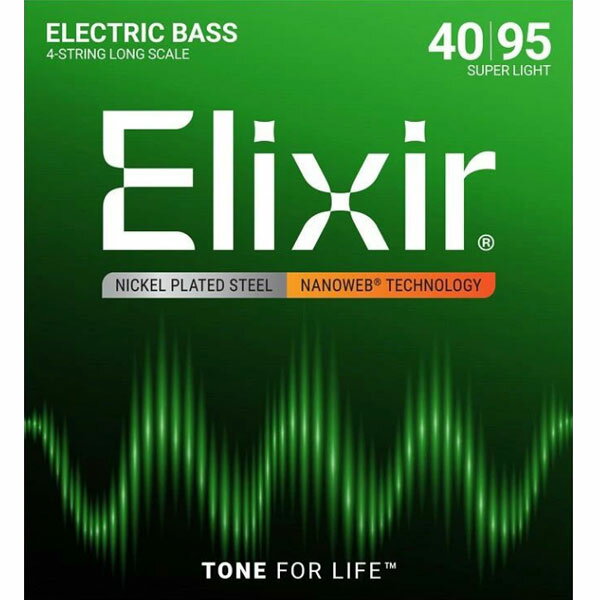 Rakuten - Elixir Bass Strings Super Light #14002【送料無料】【定形外郵便発送】
