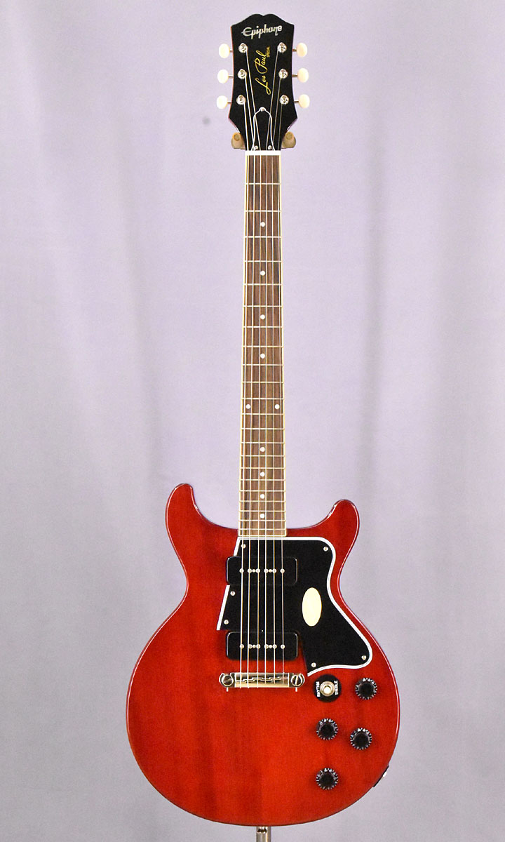 Epiphone Les Paul Special Double Cut Cherry Red【スペア弦、クリップチューナー...
