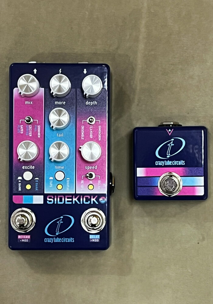 Crazy Tube Circuits Sidekick Jr Sidekick JR Japan Ltd. 80’s Dream 国内50セット限定！3イン1にしてこのクオリティ！