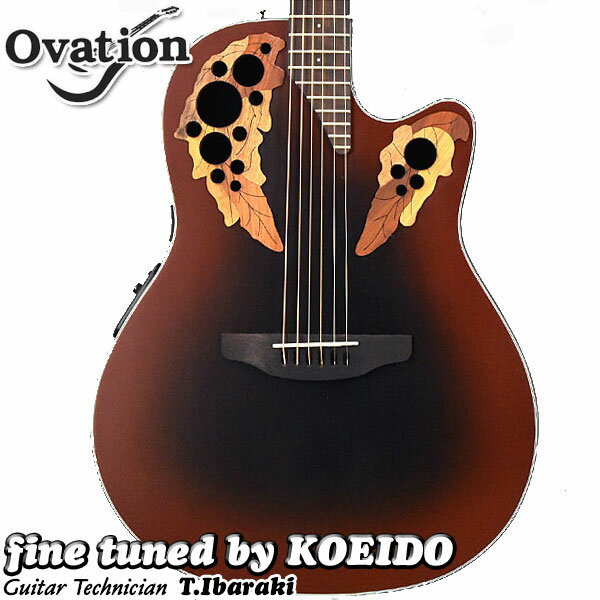 Ovation Celebrity Elite CE44 RRB【ストラップ、スペア弦付き！】【送料 ...