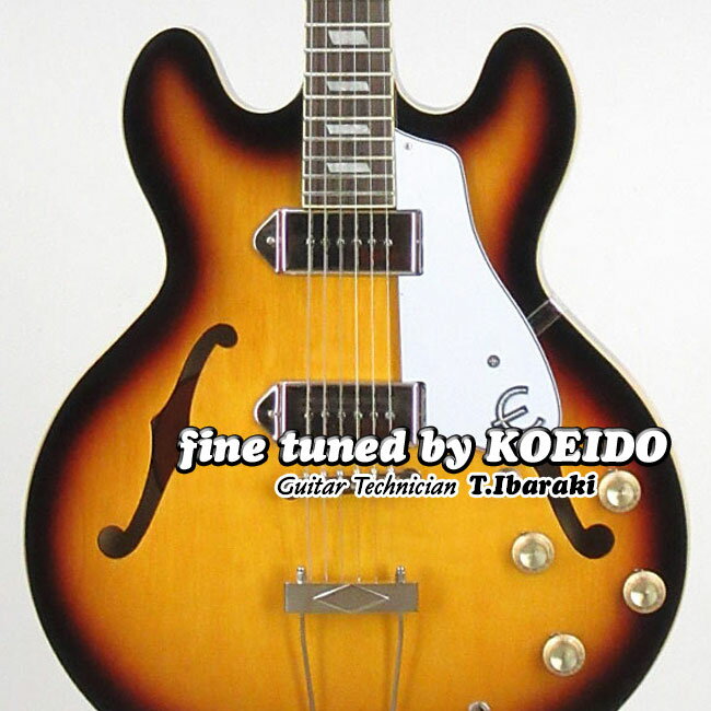 Epiphone CASINO VS【送料無料】【スペア弦、クリップチューナー付き！】エレキギター　エピフォン　カジノ