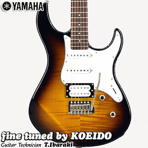 YAMAHA PACIFICA PAC212VFM TBS【クリップチューナー ストラップ スペア弦付き！】【送料無料】ヤマハ パシフィカ エレキギター 初心者 入門用