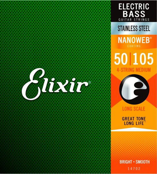 Elixir Bass Strings Stainless Steel Medium#14702̵ۡ͹ȯ