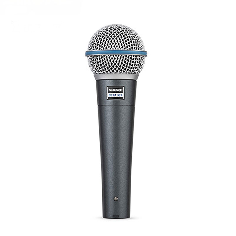 Shure BETA 58Aは、プロ仕様の音空間の創造やスタジオ・レコーディングのために生まれた、スーパーカーディオイド採用、高出力ダイナミック型ボーカル・マイクロホンです。数々の伝説を生み出したShureのクオリティと信頼性を継承しています。 ・世界基準のマイク「SM58」の上位モデルである「BETA58A」は、スタジオ・レコーディングでのボーカル収音のために生まれた、世界基準でプロ仕様の超単一指向性 (スーパーカーディオイド) ダイナミック型ボーカル・マイクロホンです。 ・繊細なニュアンスを再現するべくボーカル用に最適な応答特性を備え、世界中のコンサート・ツアーでプロに愛用されているマイクです。 ・磨き上げられたスーパーカーディオイドの指向特性により、周囲の他の音源に対するセパレートを確保してハウリングを抑え、ボーカルの音を的確に拾います。 ・ハードな使用環境でも安心の頑丈設計。 ■ 形式：ダイナミック型 ■ 指向性: スーパーカーディオイド ■ 周波数特性 : 50Hz～16，000Hz ■ インピーダンス: 定格150Ω(実効値290Ω) ■ 寸法：53×160mm ■ 質量: 278g ■付属品：マイクホルダー (A25D)、3/8インチ-5/8インチ変換ねじ、マイクポーチ　