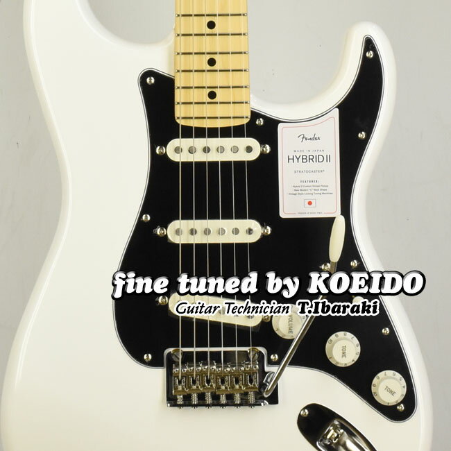 Fender Made in Japan Hybrid II Stratocaster MN AWT(Fine Tuned by KOEIDO)【送料無料】【レビュー特典付き】フェンダー ストラトキャスター