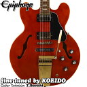 (お取り寄せ商品)Epiphone Joe Bonamassa 1962 ES-335 Sixties Cherry【スペア弦、クリップチューナー付き!】【送料無料】エレキギター エピフォン ジョーボナマッサ