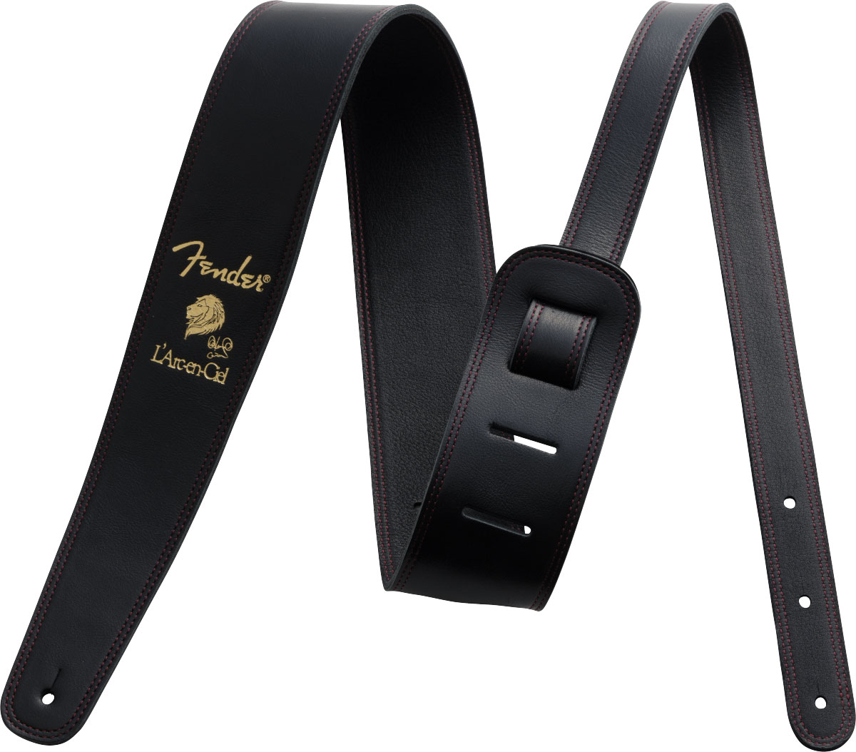 Fender KEN SIGNATURE STRAP BK/BKギターストラップ【送料無料】ラルク Kenモデル 限定特価