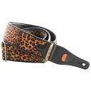 Righton STRAPS LEOPARD Beigeライトオン！ストラップス【レターパック発送】【送料無料】ギターストラップ スペイン製 ヒョウ柄